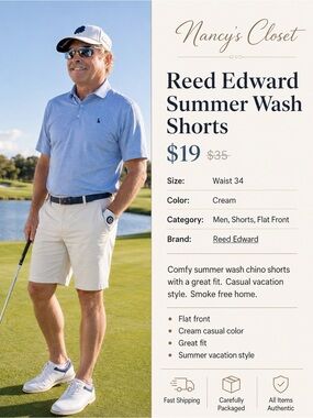 Read Edward summer wash shorts